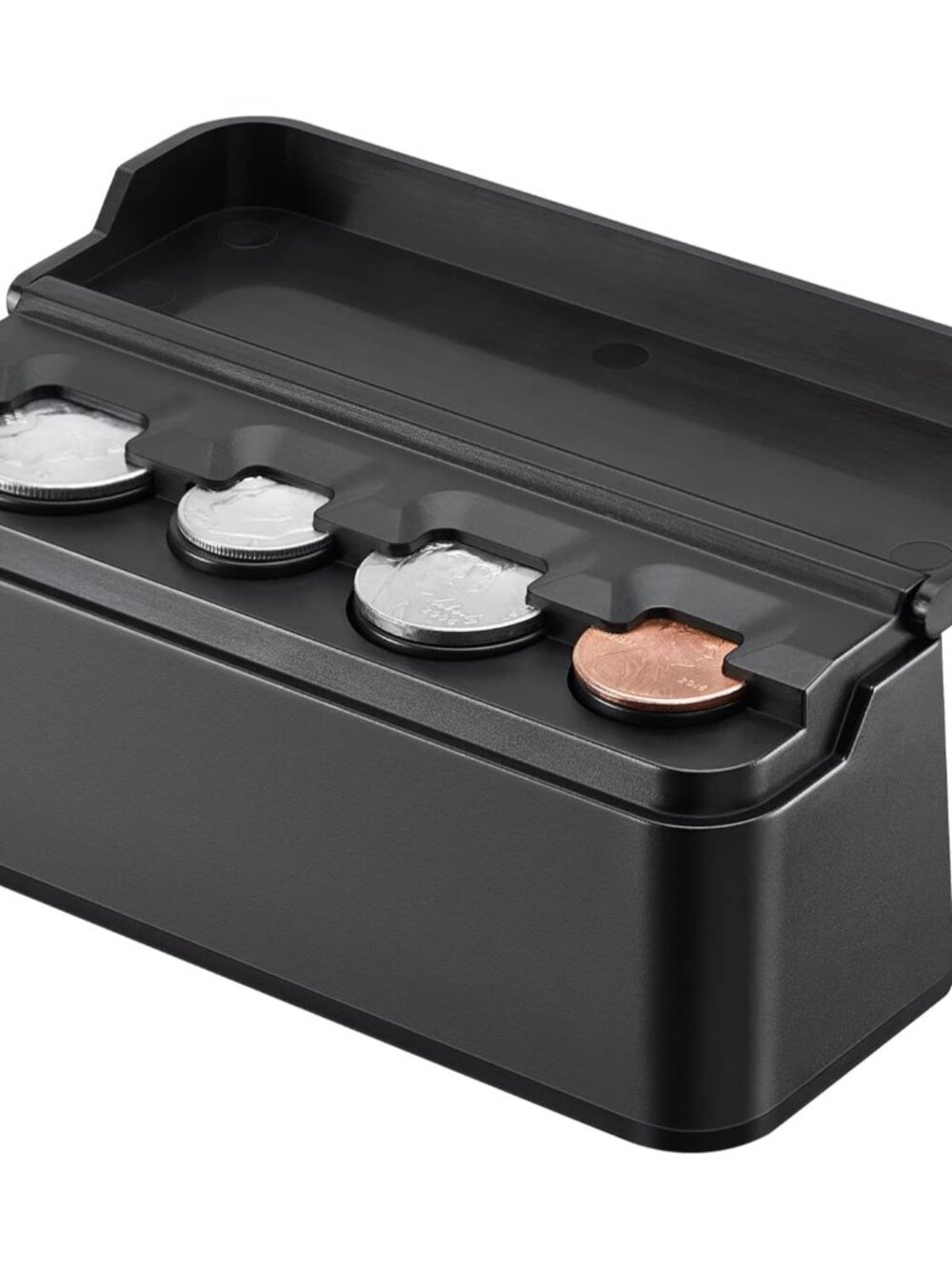 Coin Holder for Car Change Organizer Universal Storage Coin Money Dispenser Fit